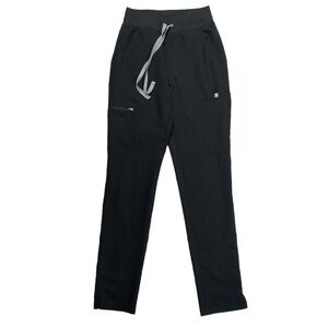 FIGS Scrubs  Set HW Yola Skinny Black Scrub Pants and XS top Women's XS Tall